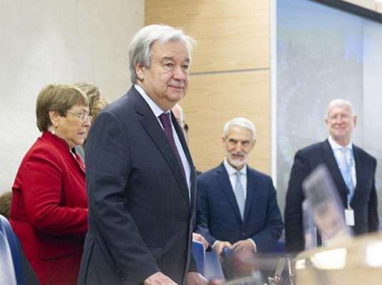 António Guterres at a session of the Human Rights Council. From un.org