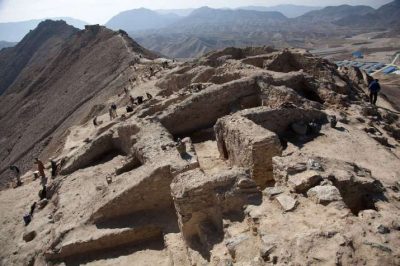 Archeologists at work uncovering the remains of a Buddhist monastery at Mes Aynak. From wikipedia.org