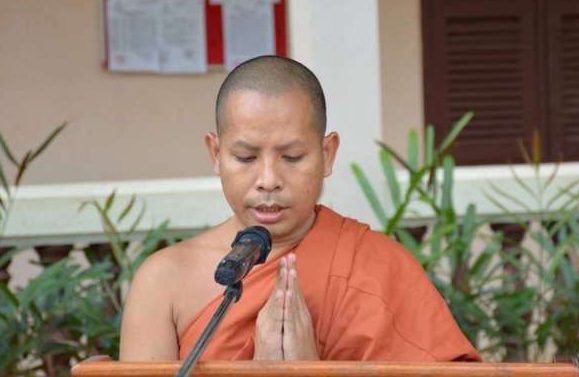 Ven. Vy Sovechea, president of Preah Sihanouk Raja Buddhist University, Battambang Branch. From sbubb.edu.kh