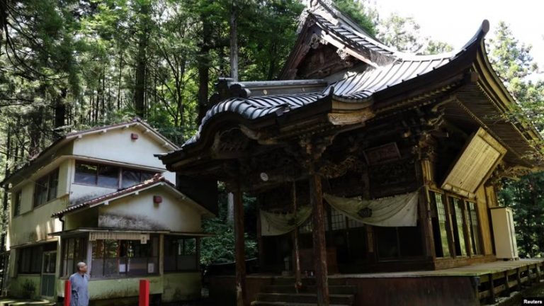 Mikaboyama Fudoson temple in Fujioka, Gunma prefecture, Japan