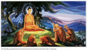 gautam buddha first sermon
